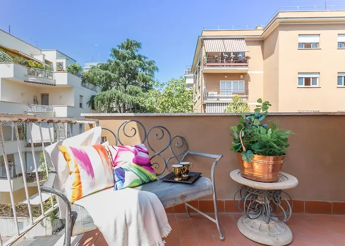 Ginevra Prestigious With Balcony Close The Vatican Apartment Rom